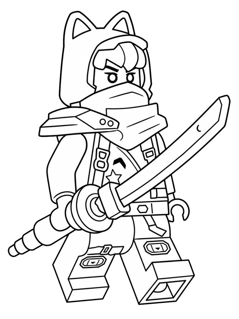 LEGO Ninjago Sora Coloriage LEGO Ninjago Sora Coloriage