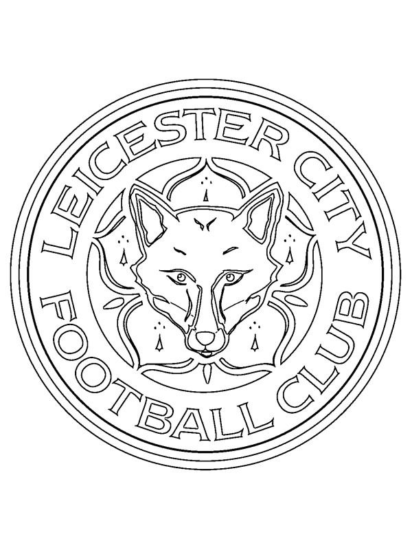 Leicester City Coloriage
