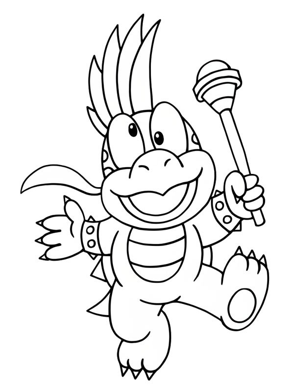 Lemmy Koopa Coloriage Lemmy Koopa Coloriage