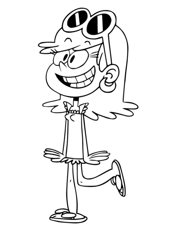 Leni Loud Coloriage Leni Loud Coloriage