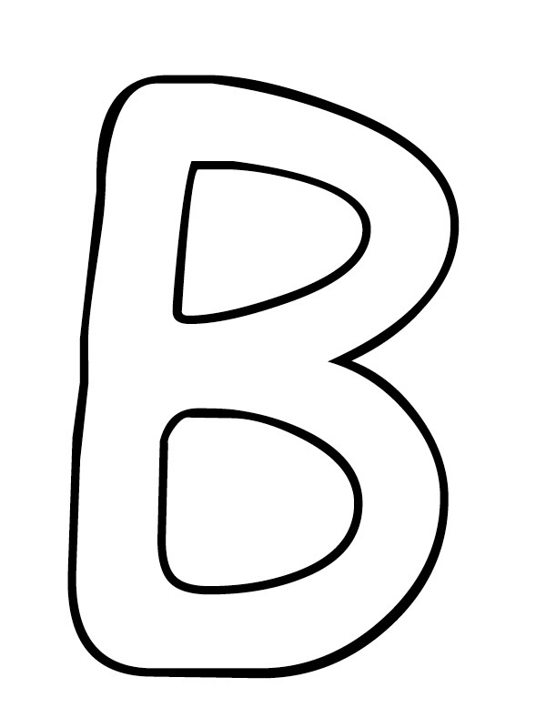 Lettre B Coloriage