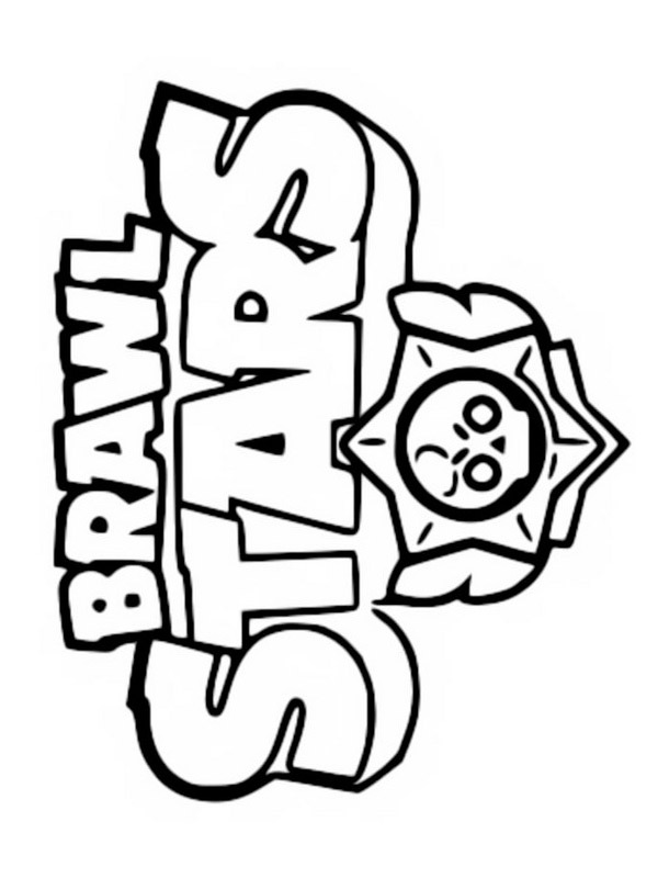 Logo Brawl Stars Coloriage