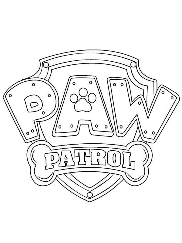 Logo La Pat' Patrouille Coloriage