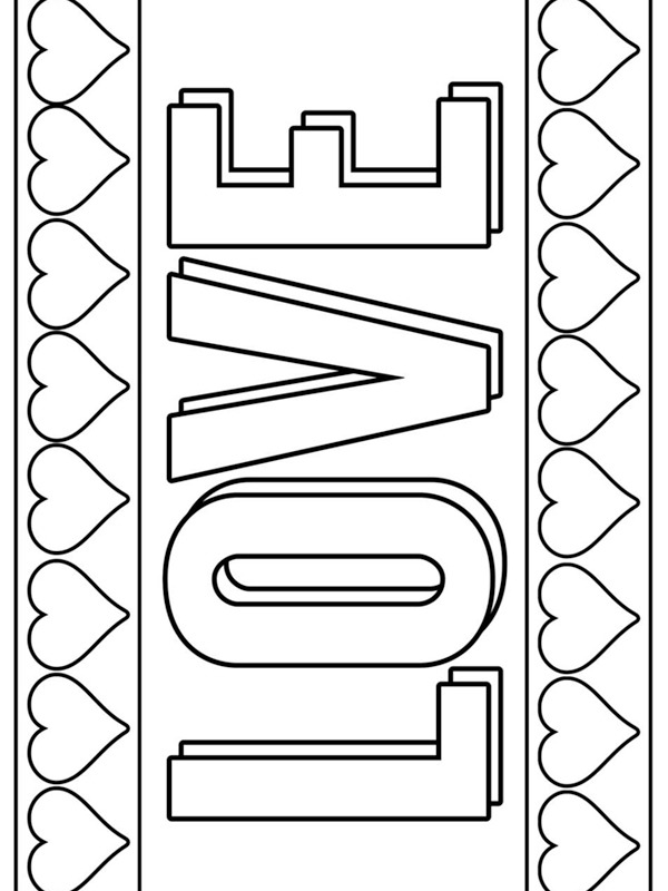 Love Coloriage Love Coloriage