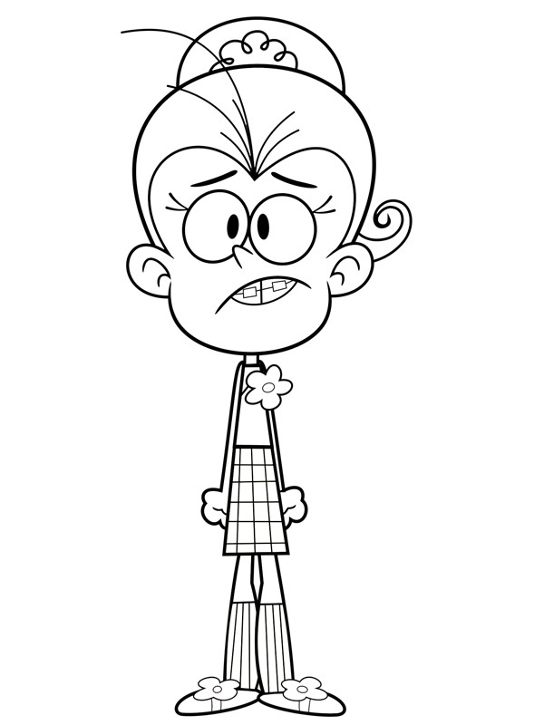 Luan Loud Coloriage Luan Loud Coloriage