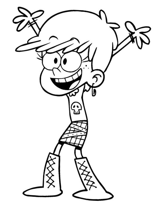 Luna Loud Coloriage Luna Loud Coloriage