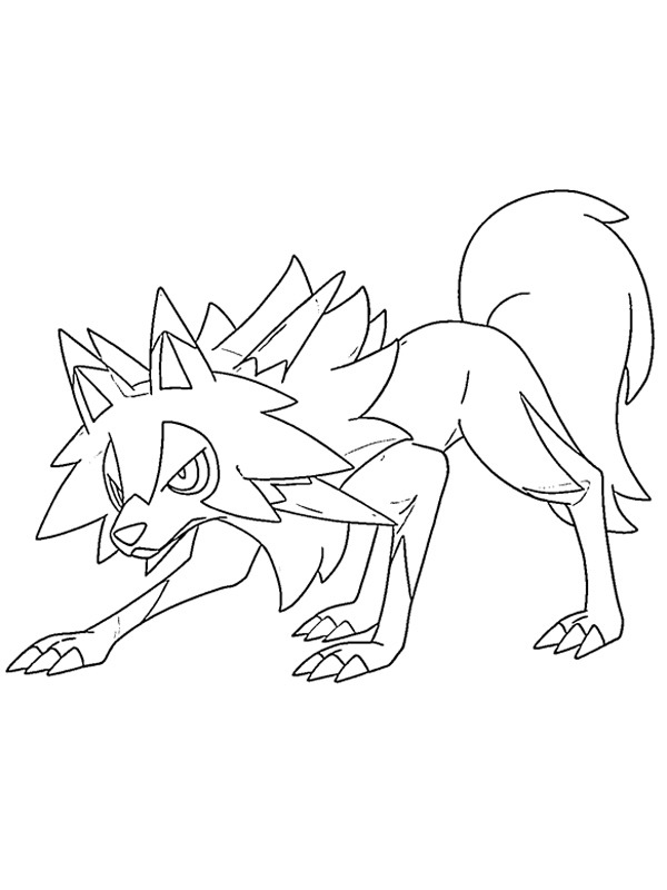 Lougaroc Coloriage Lougaroc Coloriage