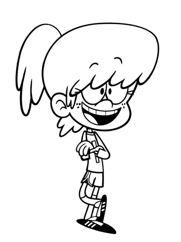 Lynn Loud Jr. Coloriage Lynn Loud Jr. Coloriage