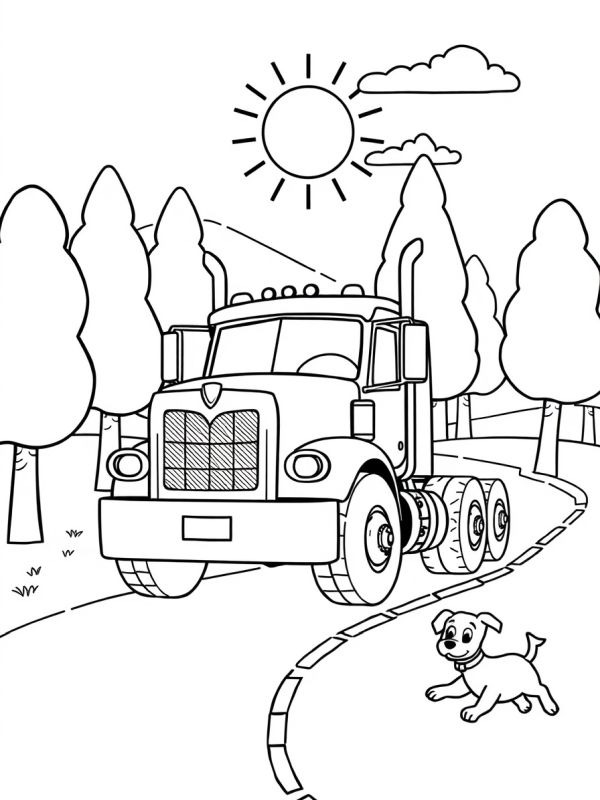Camion Mack Coloriage Camion Mack Coloriage