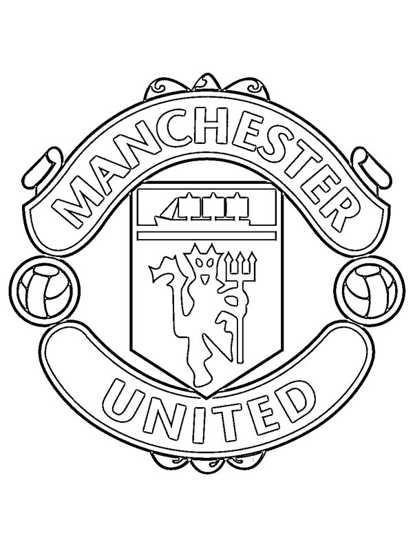 Manchester United Football Club Coloriage