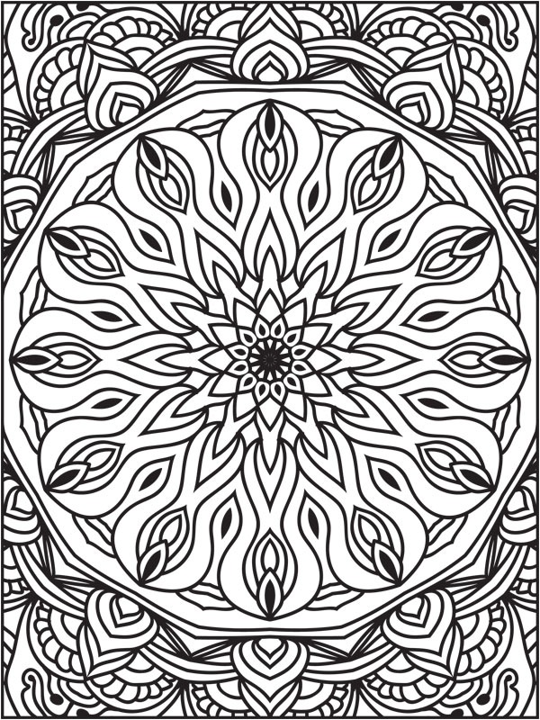 Mandala 2 Coloriage Mandala 2 Coloriage