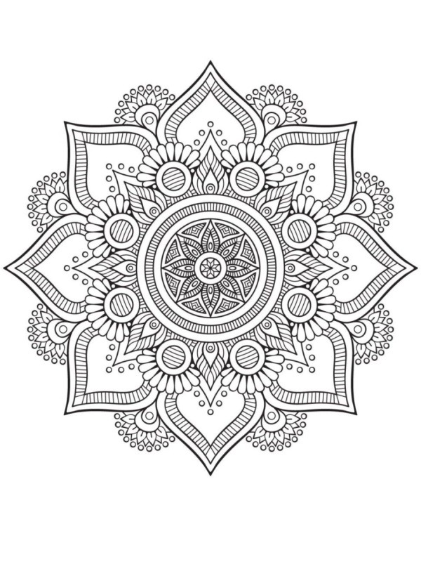 mandala Coloriage mandala Coloriage