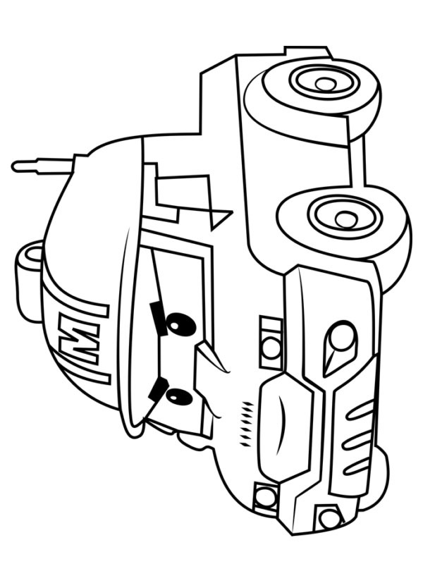 Mark Robocar Poli Coloriage Mark Robocar Poli Coloriage