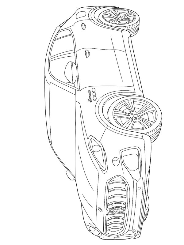 Maserati Grecale Coloriage Maserati Grecale Coloriage