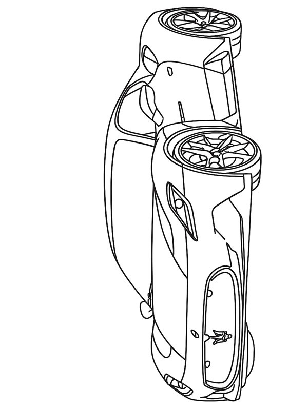 Maserati MC20 Coloriage Maserati MC20 Coloriage