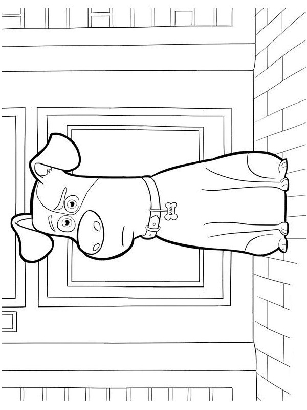 max comme des bêtes Coloriage max comme des bêtes Coloriage