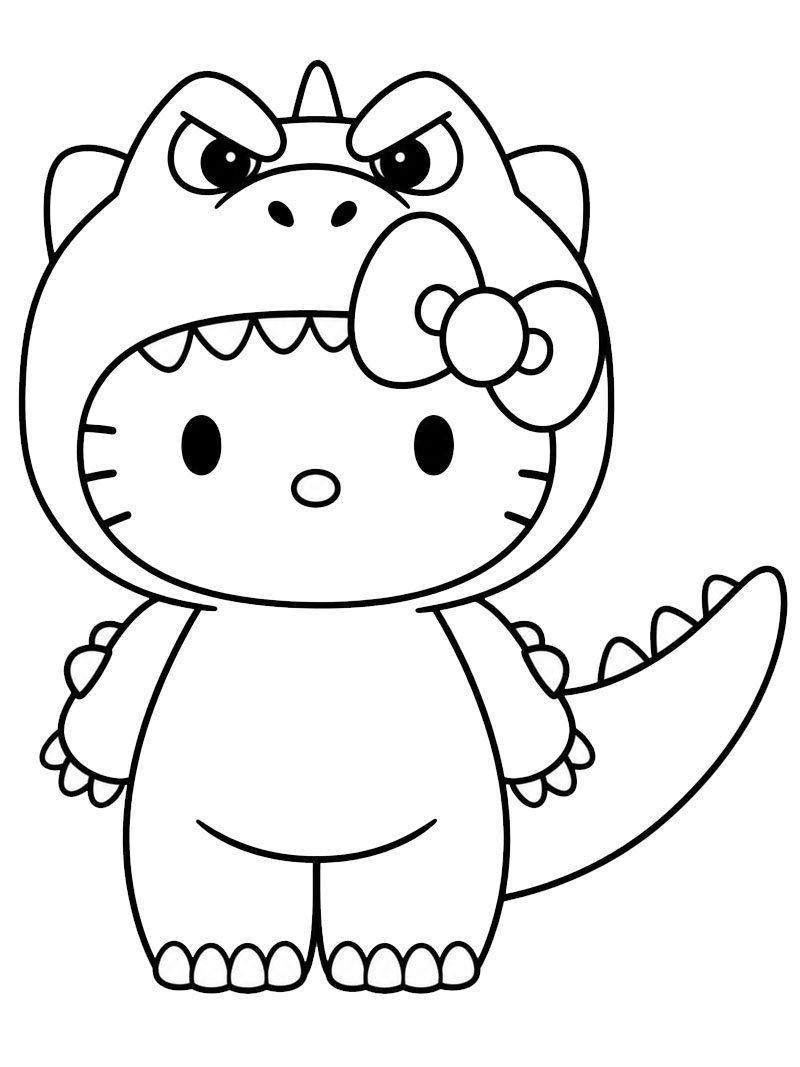 McDonald’s Hello Kitty Godzilla Coloriage McDonald’s Hello Kitty Godzilla Coloriage