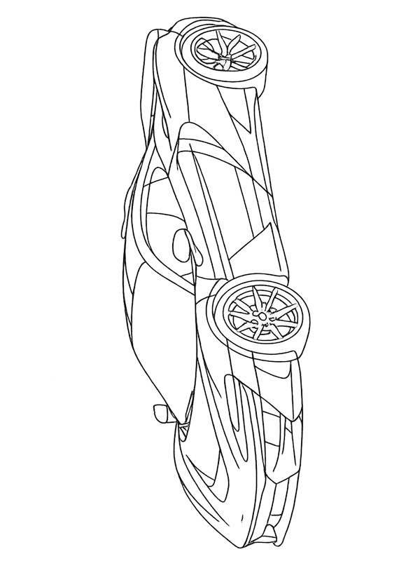 Mclaren W1 Coloriage Mclaren W1 Coloriage