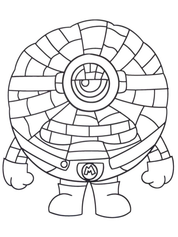 Mega Minion Jerry Coloriage Mega Minion Jerry Coloriage