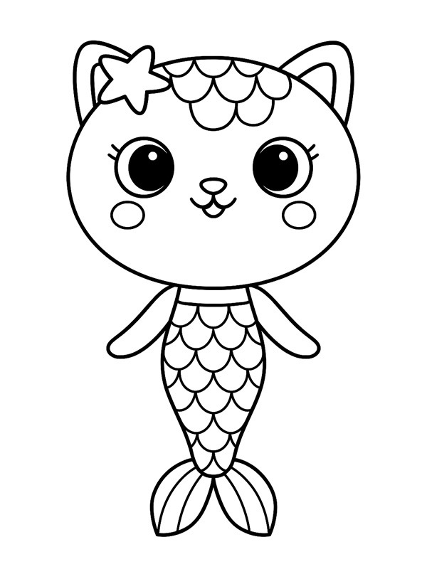 Marine Gabby et la Maison magique Coloriage Marine Gabby et la Maison magique Coloriage