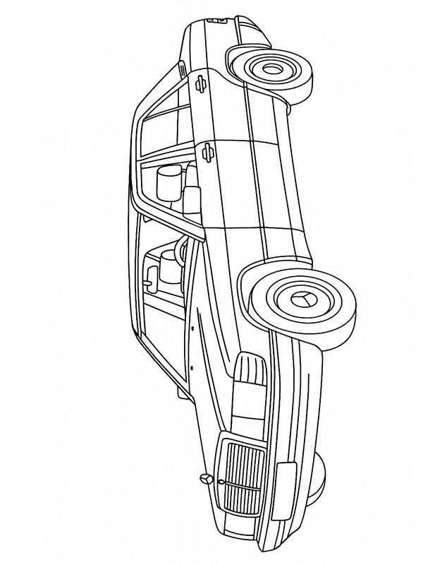 Mercedes-Benz 190 Coloriage Mercedes-Benz 190 Coloriage