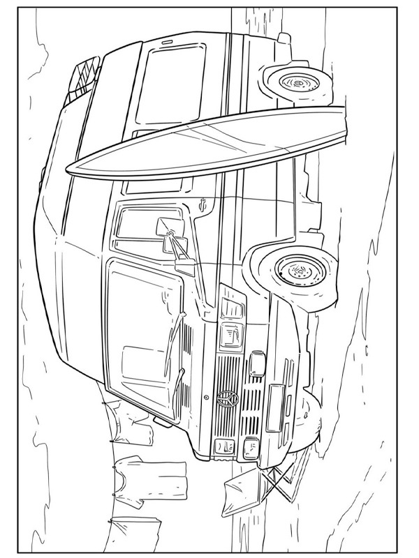 camping car mercedes benz 208 Coloriage camping car mercedes benz 208 Coloriage