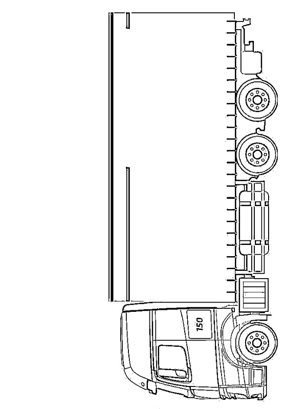 Camion Mercedes-Benz Coloriage Camion Mercedes-Benz Coloriage