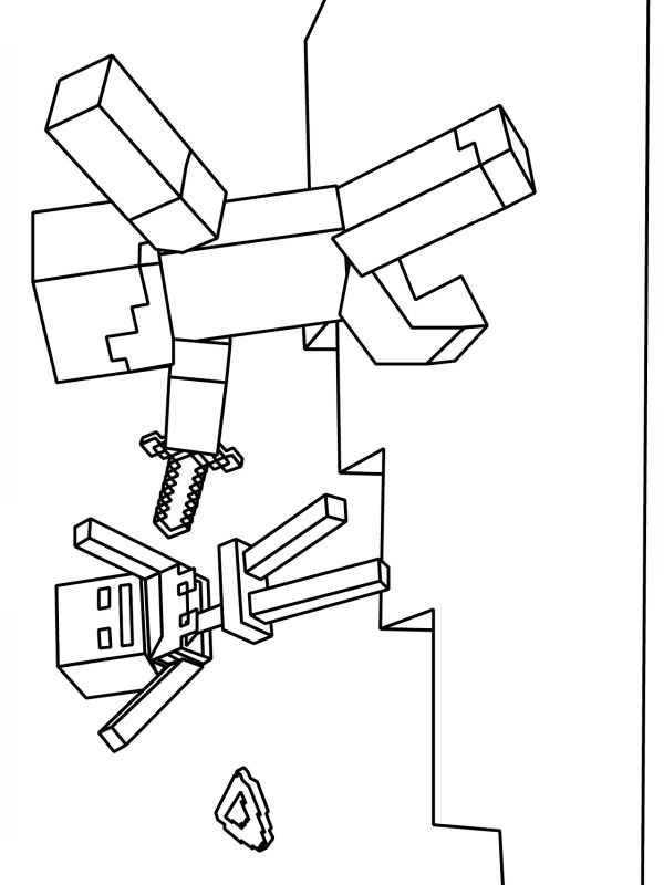 minecraft Coloriage minecraft Coloriage