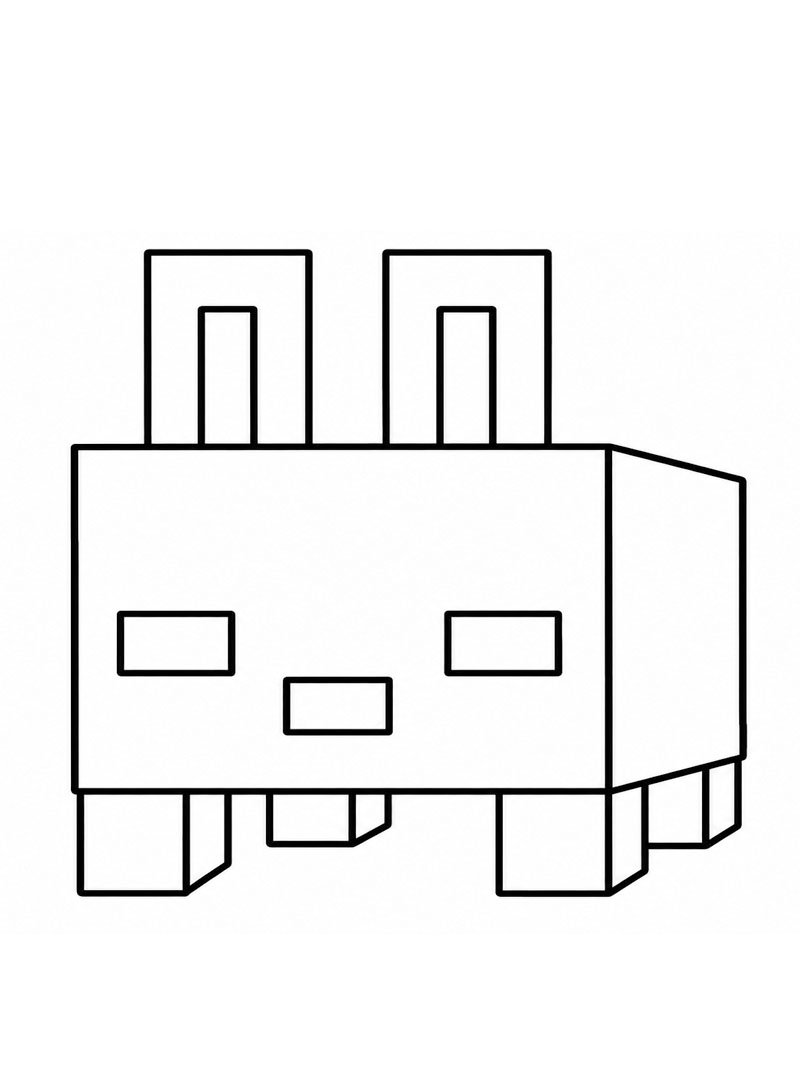 Minecraft Blub Coloriage Minecraft Blub Coloriage