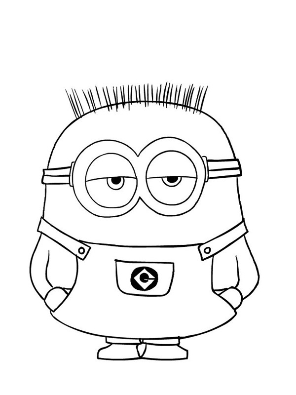 Minion Jerry Coloriage Minion Jerry Coloriage