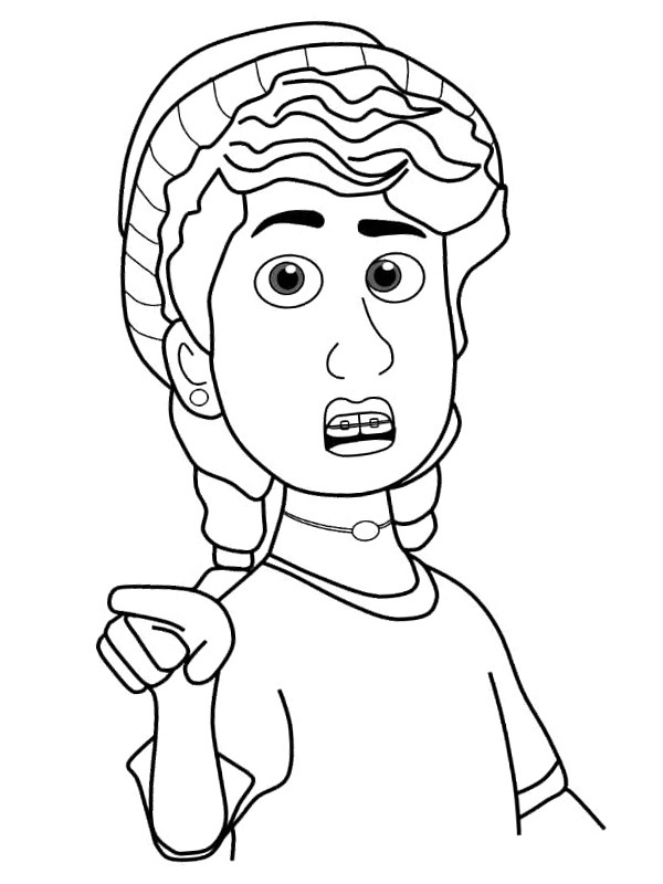 Miriam (Alerte rouge) Coloriage Miriam (Alerte rouge) Coloriage