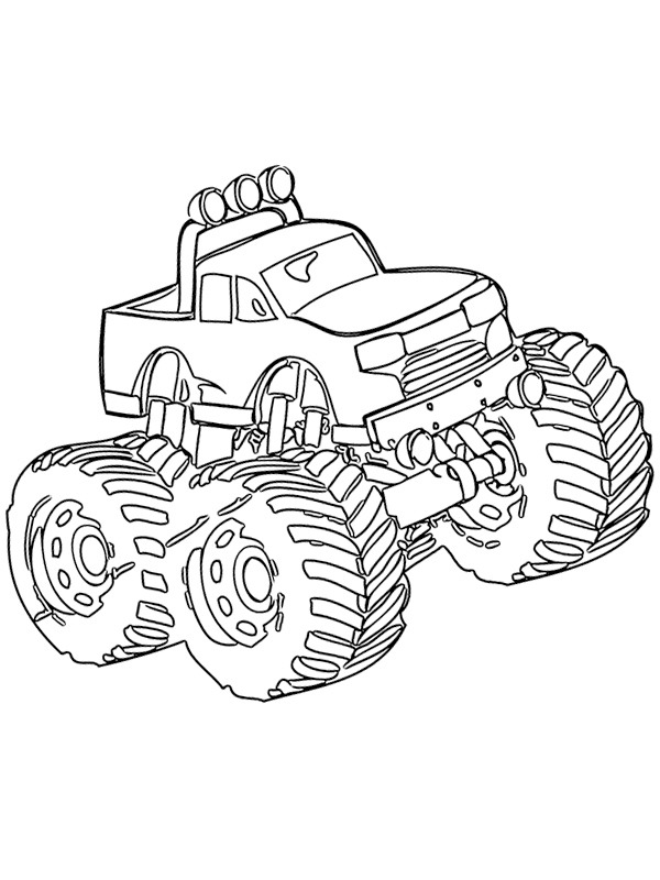 Monstertruck Coloriage Monstertruck Coloriage