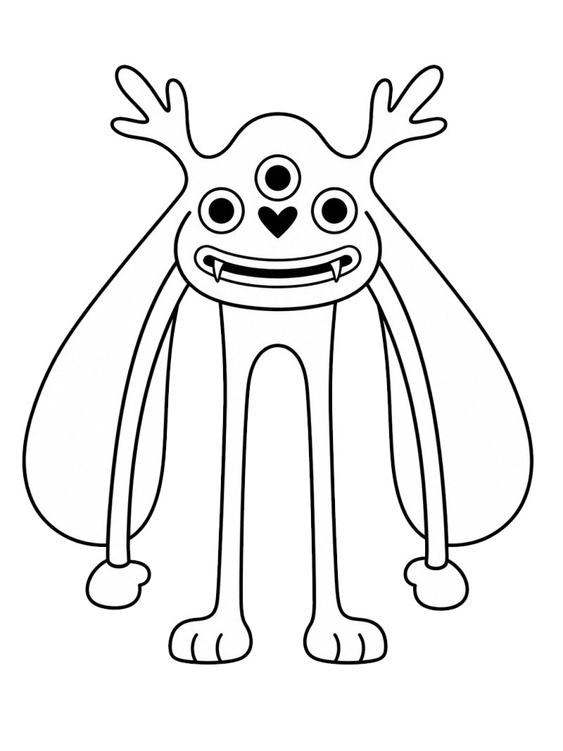 Mr. Kickster (Garten of Banban) Coloriage Mr. Kickster (Garten of Banban) Coloriage