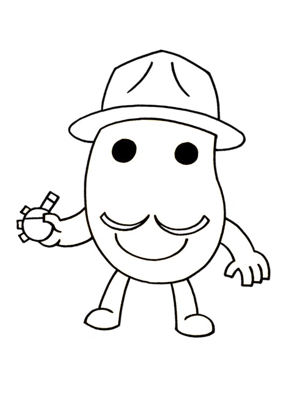Mr.P Roblox Coloriage Mr.P Roblox Coloriage