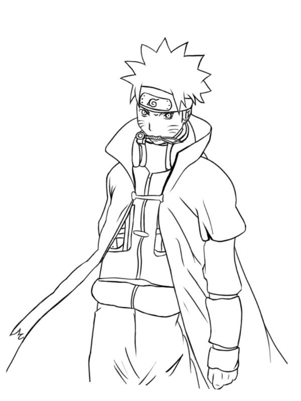 Naruto Uzumaki Coloriage