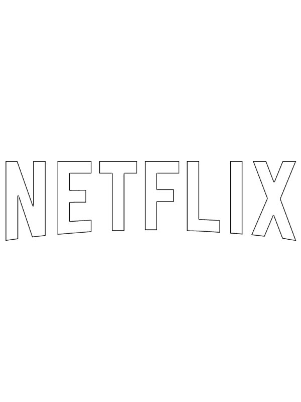 Logo Netflix Coloriage