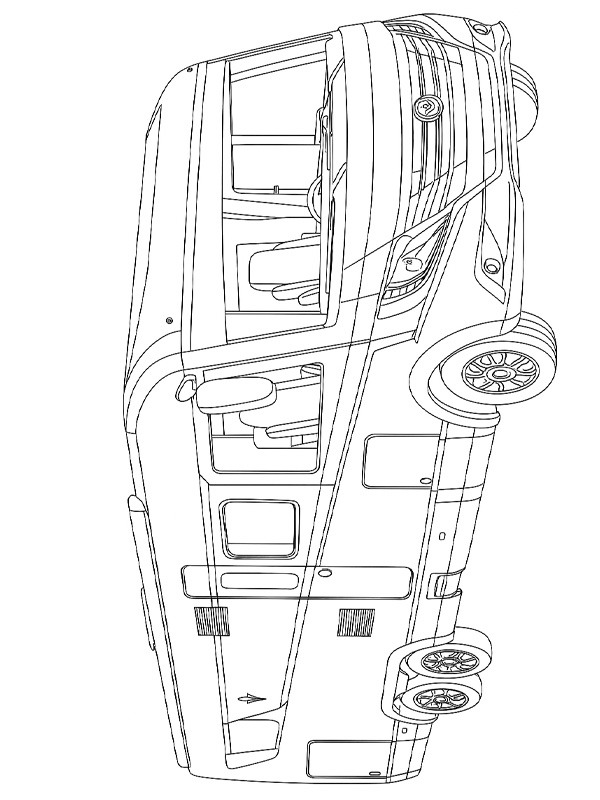 Camping-car Niesmann+Bischoff Coloriage Camping-car Niesmann+Bischoff Coloriage