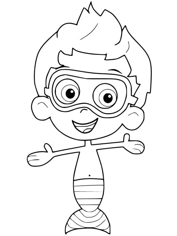 Nonny - Bubble Guppies Coloriage Nonny - Bubble Guppies Coloriage