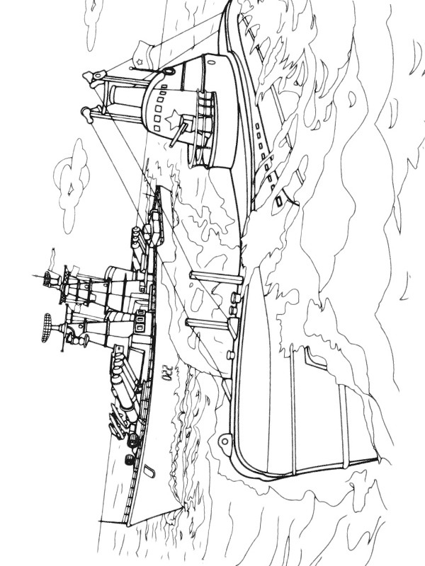 Sous-marin Coloriage Sous-marin Coloriage
