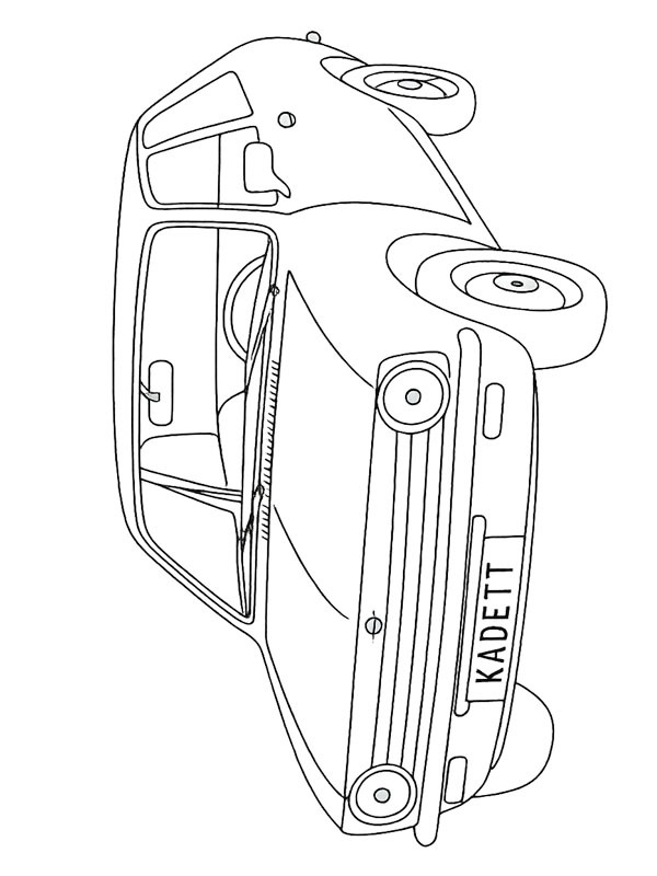 Opel Kadett Coloriage Opel Kadett Coloriage