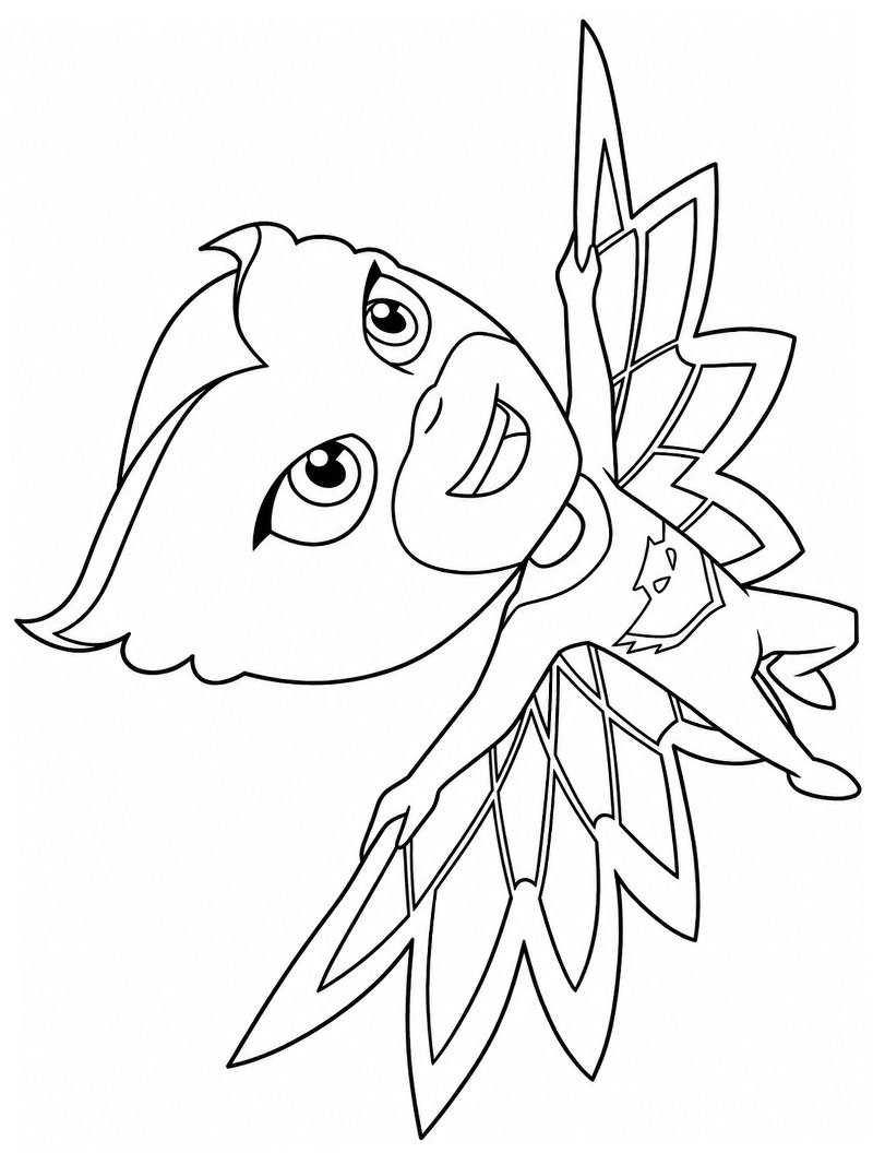 Owlette (PJ Masks) Coloriage Owlette (PJ Masks) Coloriage