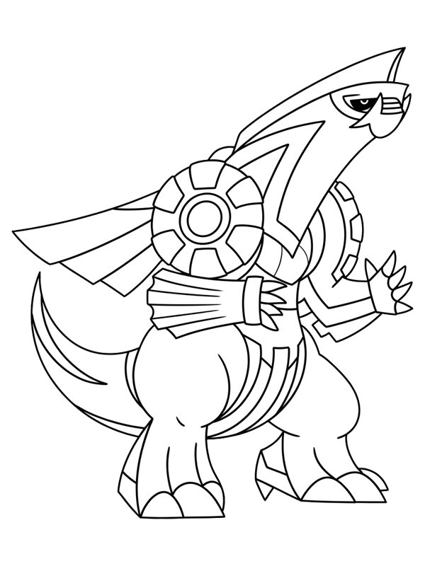 Palkia Pokemon Coloriage Palkia Pokemon Coloriage