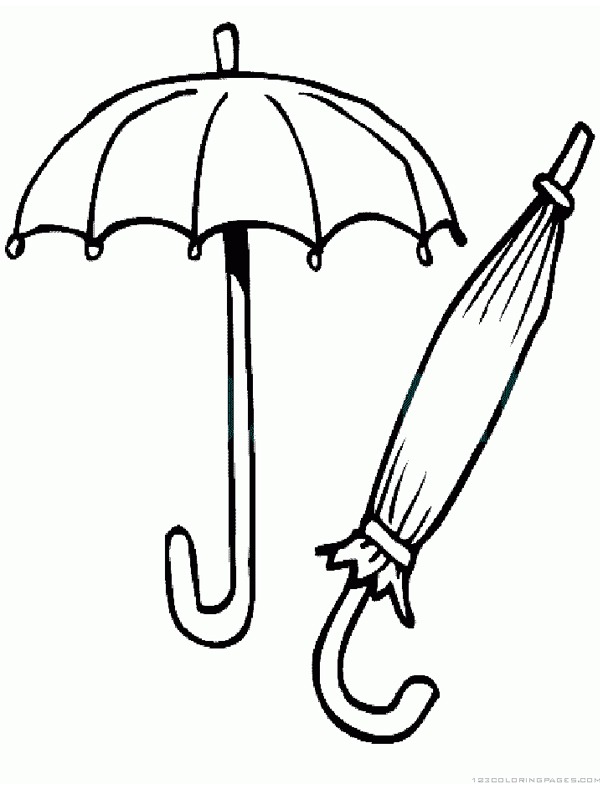Parapluie Coloriage Parapluie Coloriage