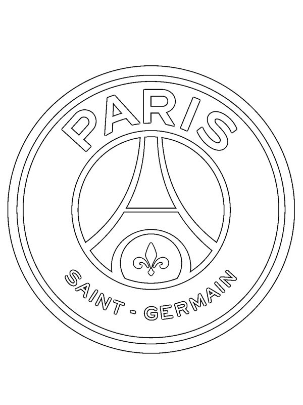 Paris Saint-Germain Coloriage Paris Saint-Germain Coloriage