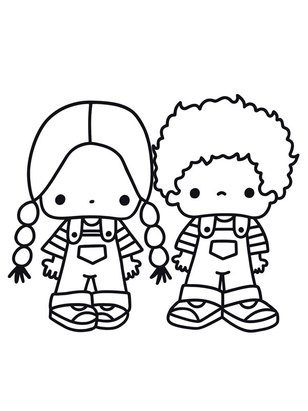Patty & Jimmy Coloriage Patty & Jimmy Coloriage