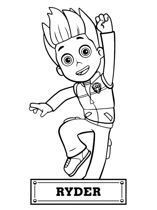 Ryder Coloriage