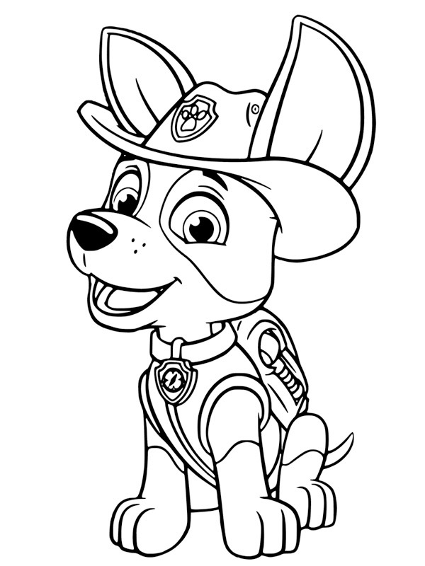 Coloriage de Paw Patrol à imprimer et colorier