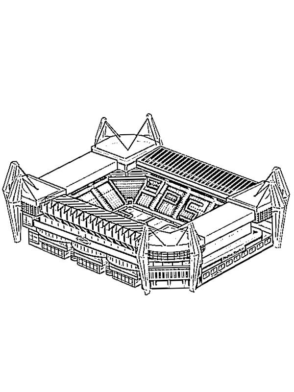 Stade Philips (PSV) Coloriage Stade Philips (PSV) Coloriage