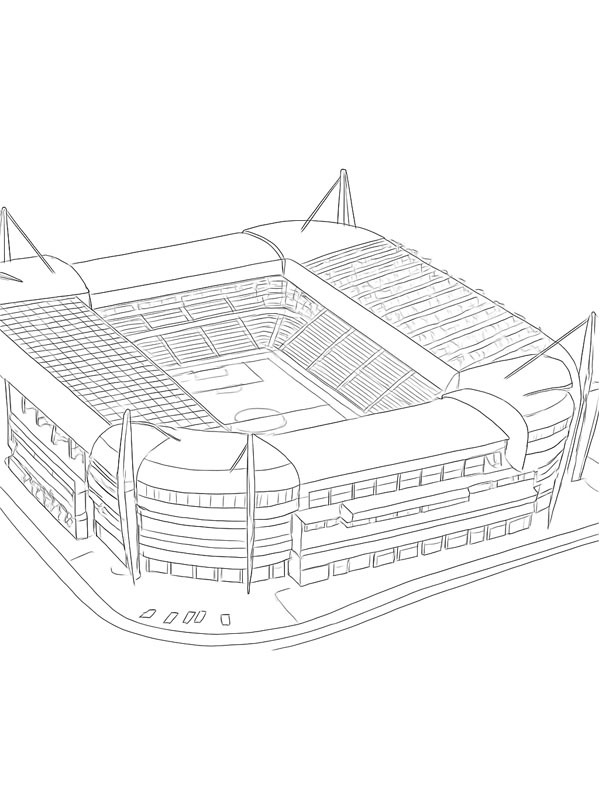 Stade Philips (PSV) Coloriage Stade Philips (PSV) Coloriage