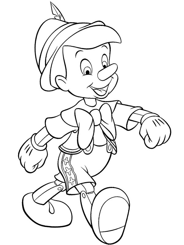 Pinocchio Coloriage